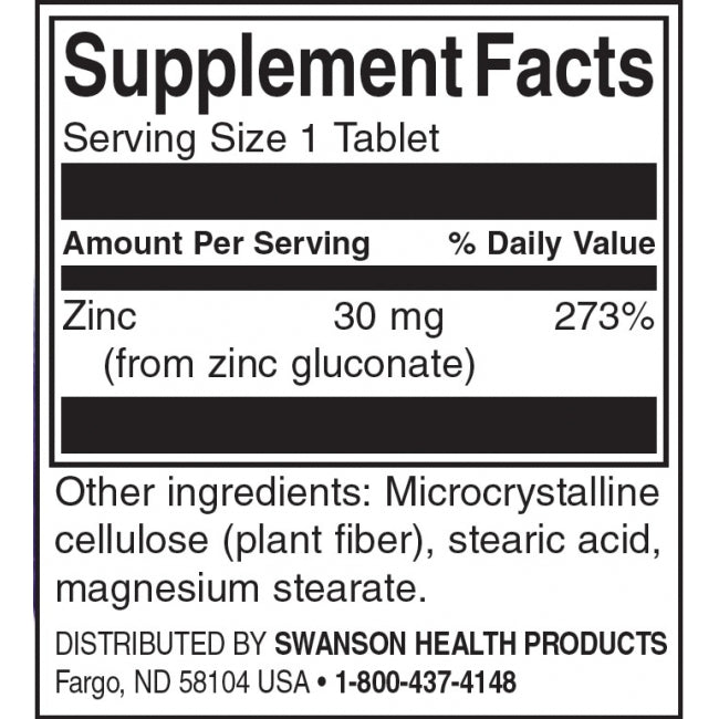 Цинков глюконат - 30 таблетки - Feel You