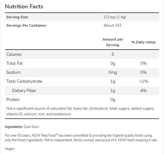 Guar Gum Powder - 227 грама - Feel You