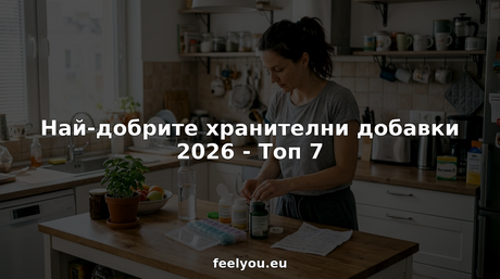 Жена подрежда добавките си на кухненската маса у дома.