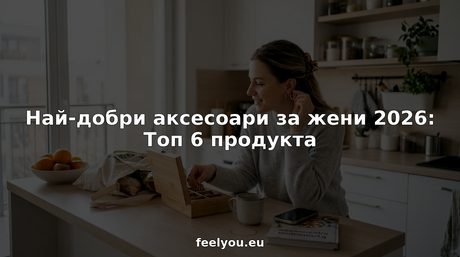 Жена избира обеци в светла и просторна кухня.