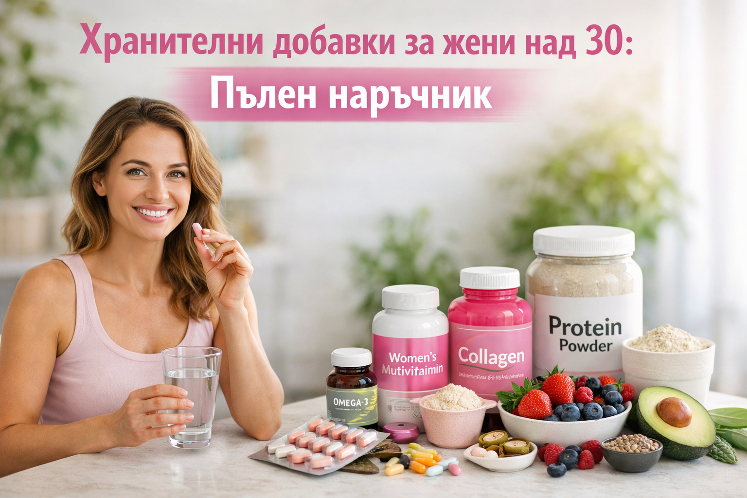 Хранителни добавки за жени над 30: пълен наръчник