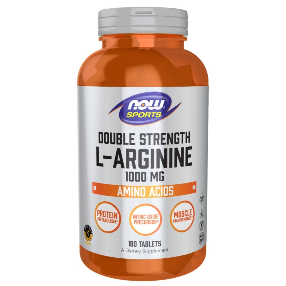 L-Arginine 1000 mg / Double Strength - 180 Таблетки - Feel You