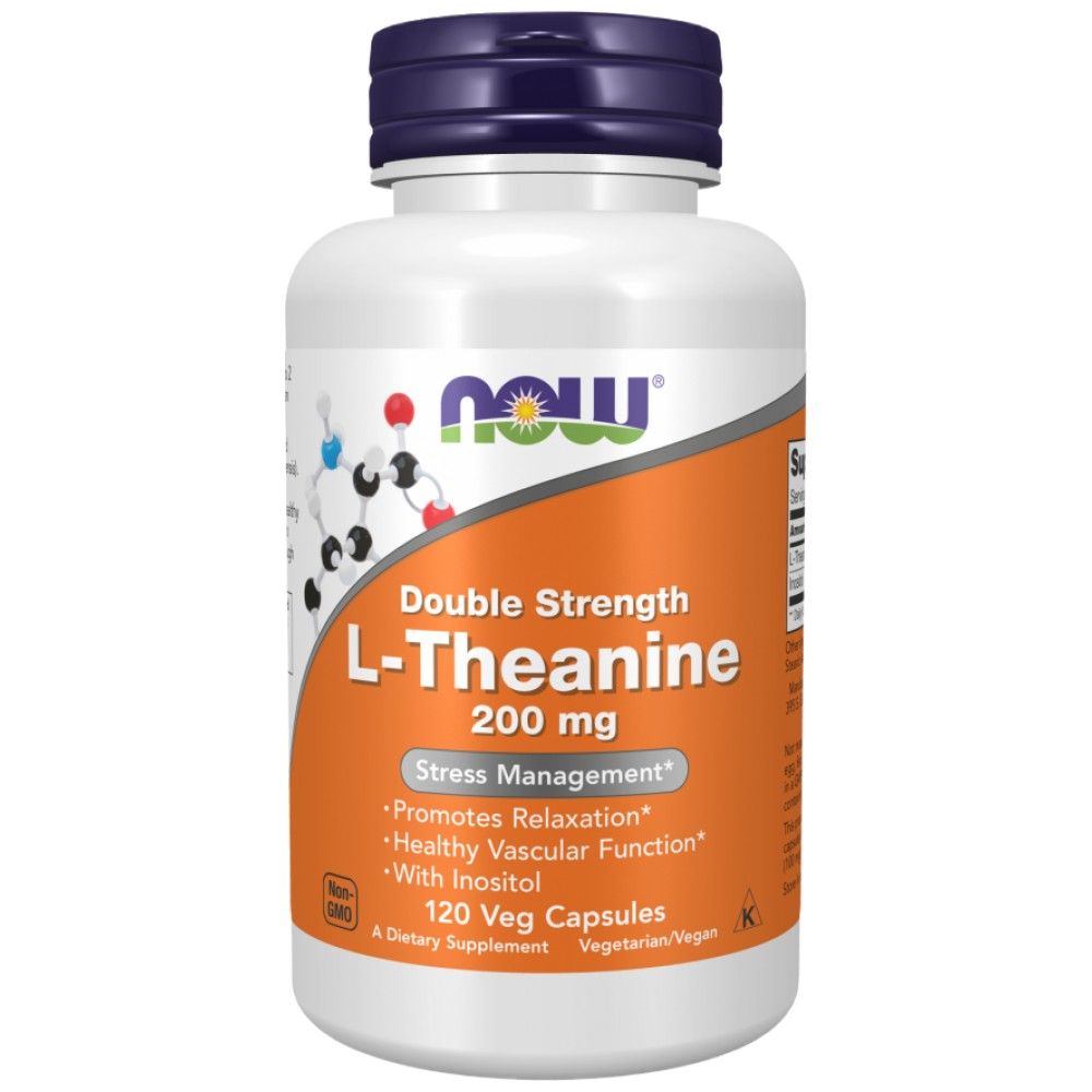 L-Theanine 200 mg / Double Strength - 120 capsules