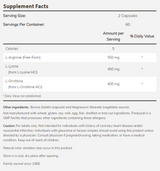 Tri-Amino (Arginine/Ornitine/Lysine) - 60 Капсули