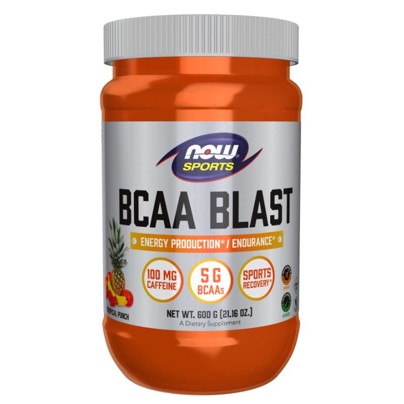 NOW Sports - BCAA BLAST POWDER TROPICAL PUNCH - 600 g