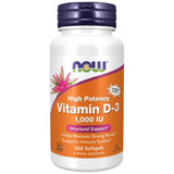 Vitamin D-3 1000 IU - 180 Gel capsules