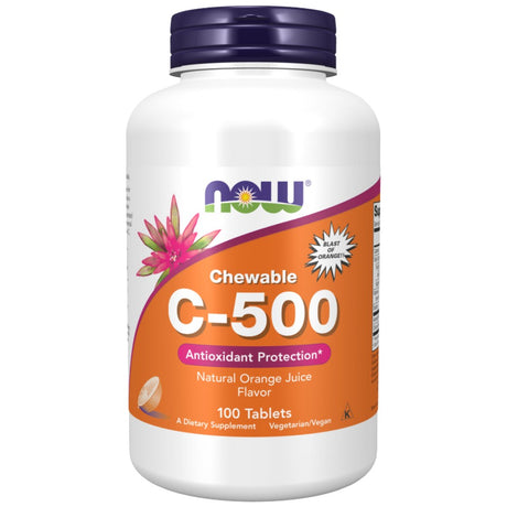 Vitamin C-500 Chewable - 100 Дъвчащи таблетки - Feel You