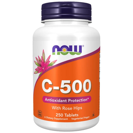 Vitamin C-500 with Rose Hips - 250 Таблетки - Feel You