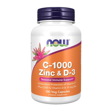 Vitamin C-1000 Zinc & D-3 - 100 Vcaps - Feel You