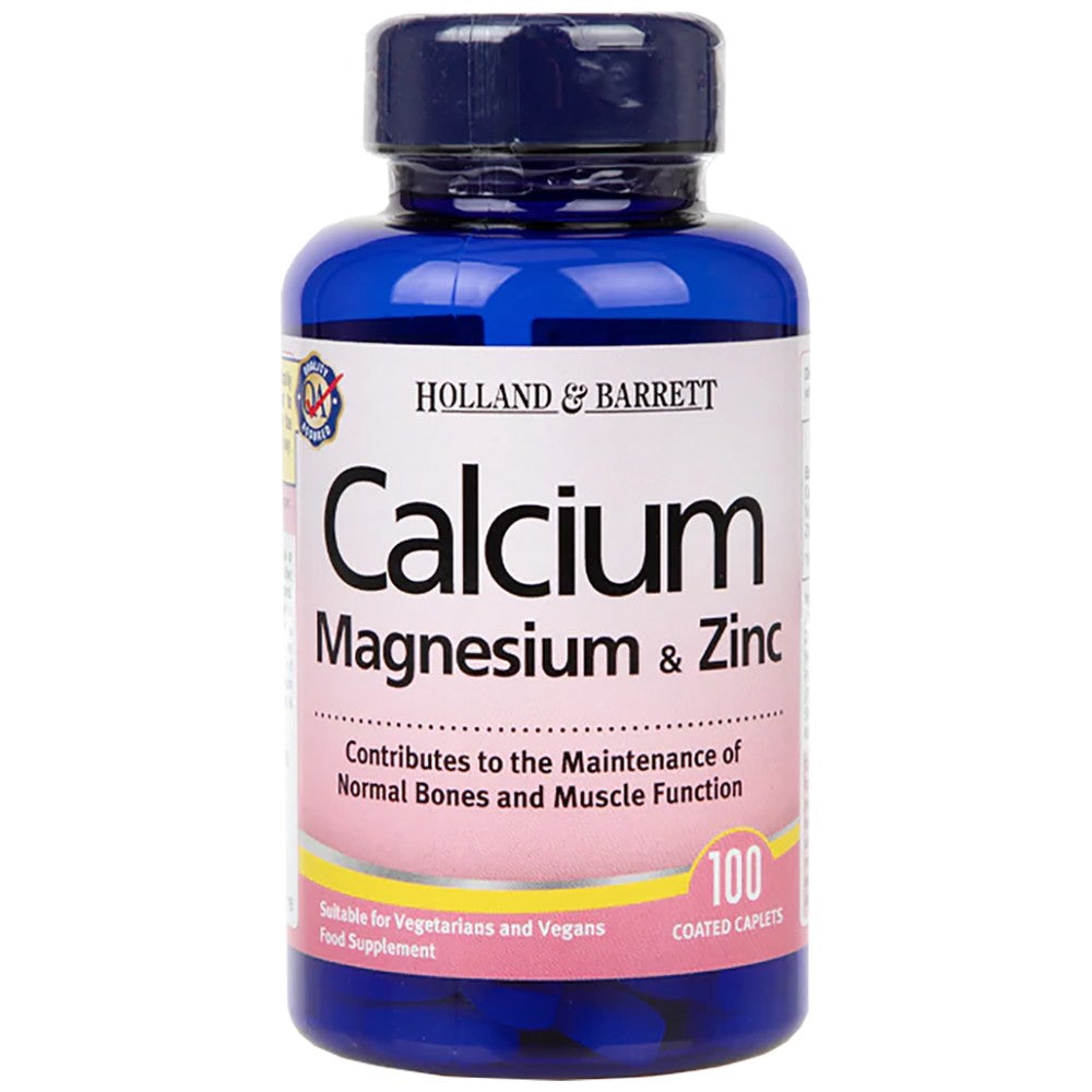 Calcium Magnesium & Zinc - 100 Таблетки - Feel You