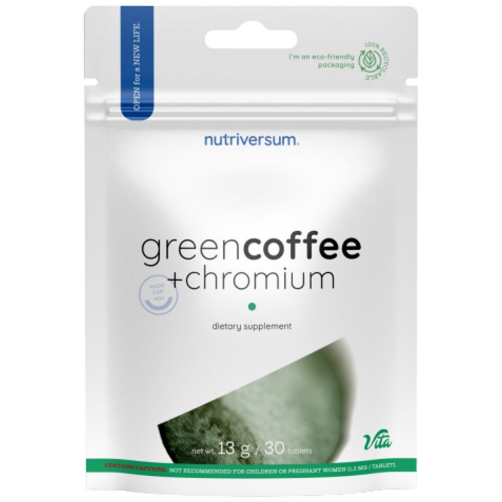 Green Coffee + Chromium - 30 Таблетки - Feel You