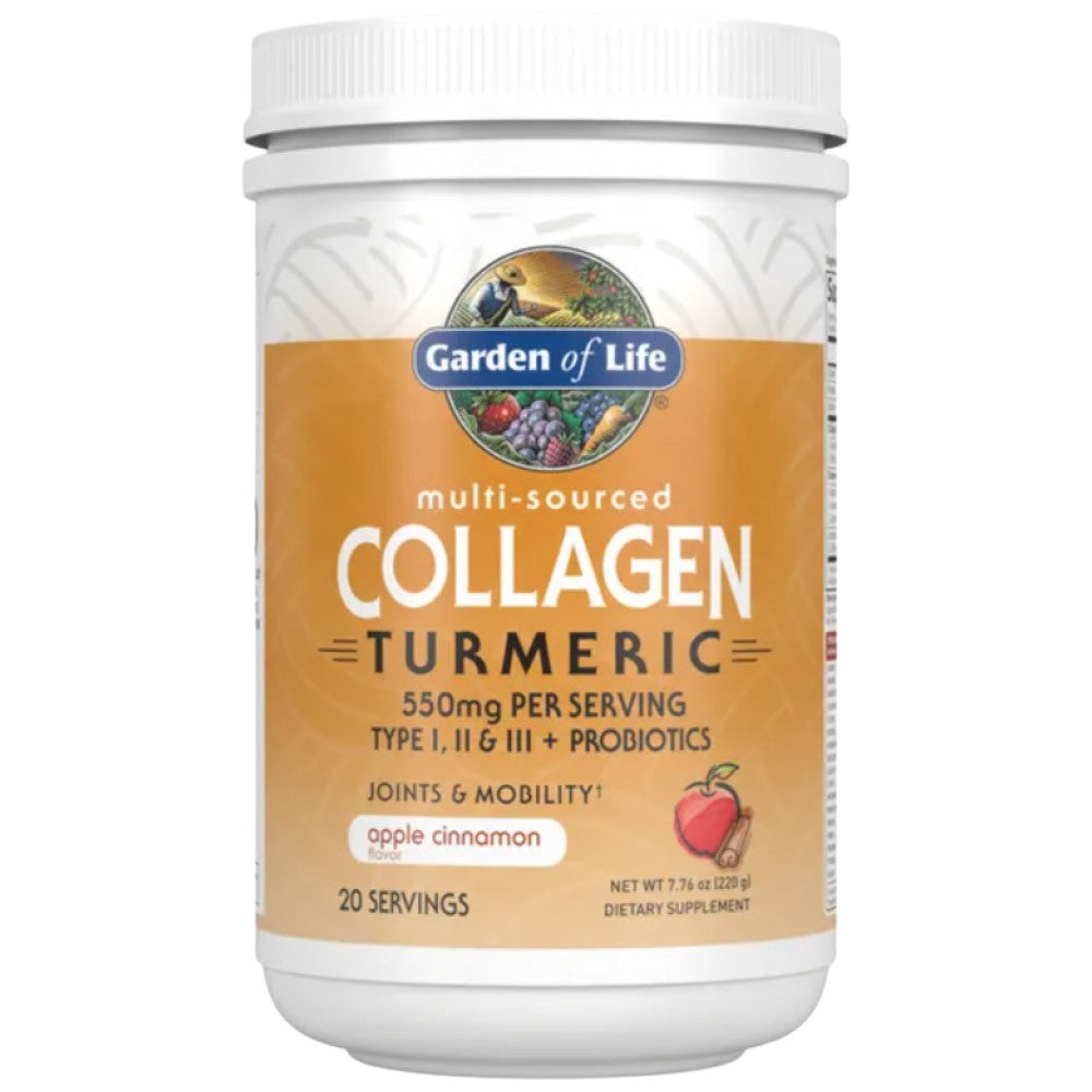 Multi-Sourced Collagen Turmeric - 220 грама - Feel You