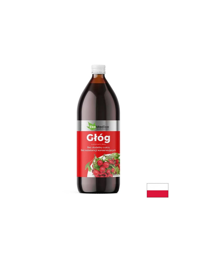 Сок от глог с каму-каму и натурален витамин С - Сърце и нервна система, 1 литър, 20 или 40 дози - Feel You