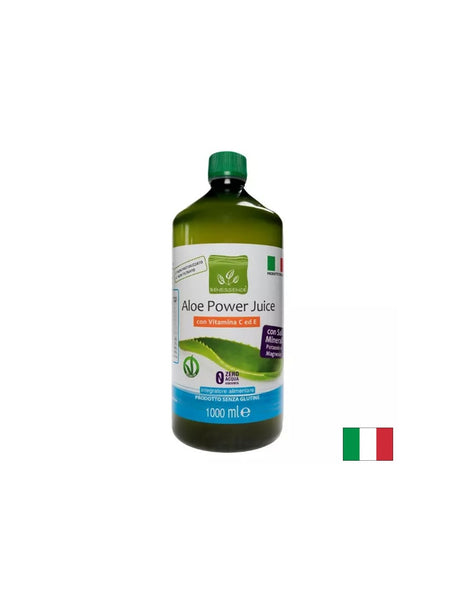 Алое Вера (сок и пулпа от лист) + витамини С и Е & минерали - Имунитет, храносмилане, антиоксидантна защита, 1 литър, 20 дози - Feel You