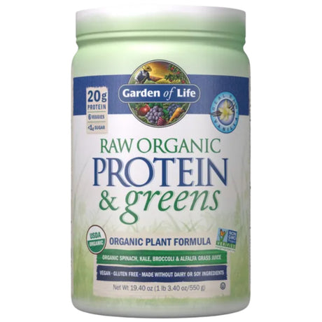 Raw Organic Protein & Greens - 550 грама - Feel You