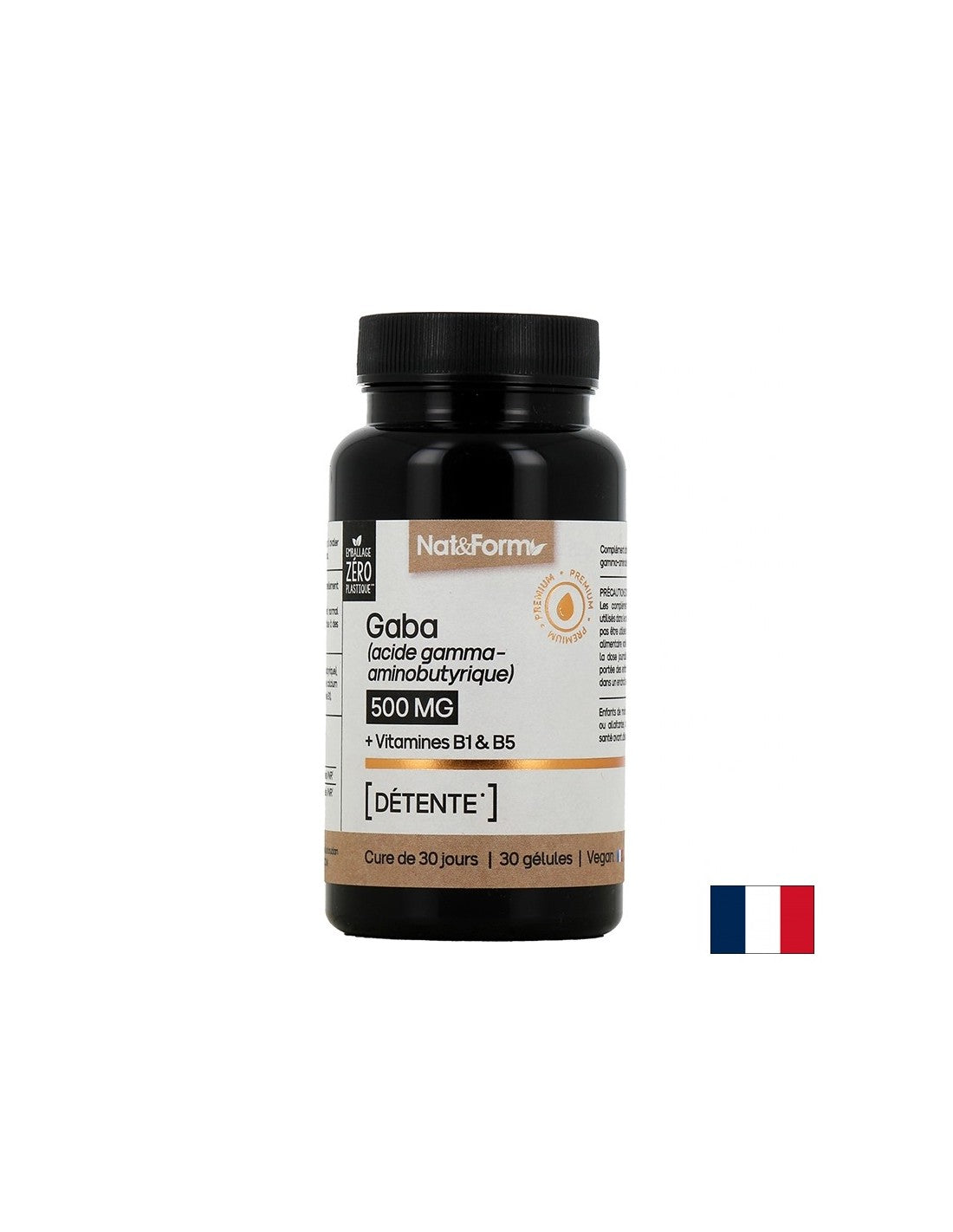 Стрес и добро настроение - ГАБА + Витамин В1 и пантотенова киселина, 30 капсули - Feel You