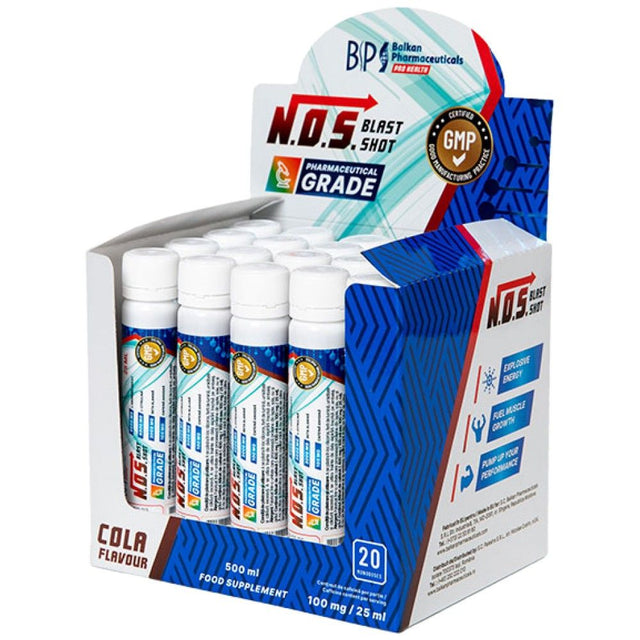 NOS Blast Shot | Pre-Workout - 20 x 25 мл - Feel You