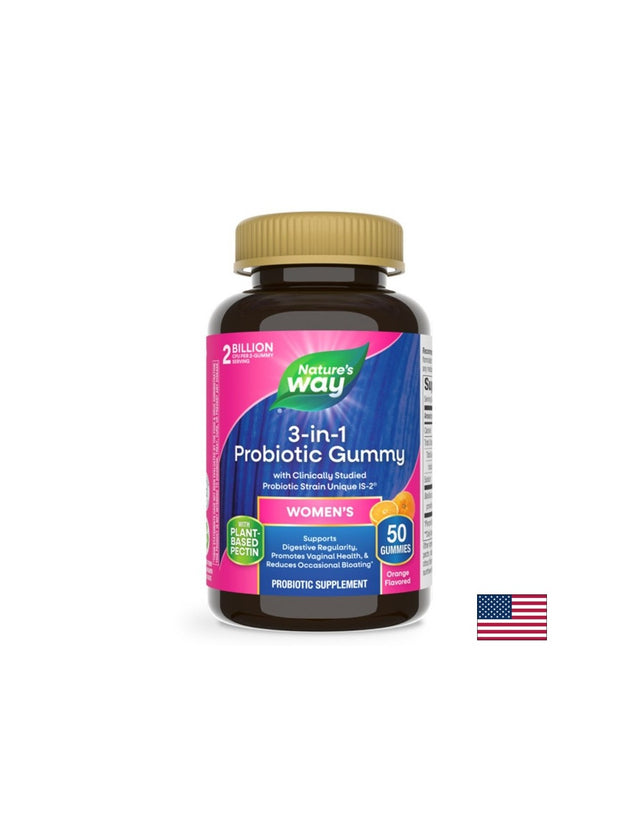 Пробиотик за жени 1 млрд. активни пробиотици, 50 желирани таблетки, с вкус на портокал - Feel You