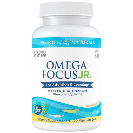 Omega Focus Junior - 120 Гел капсули - Feel You