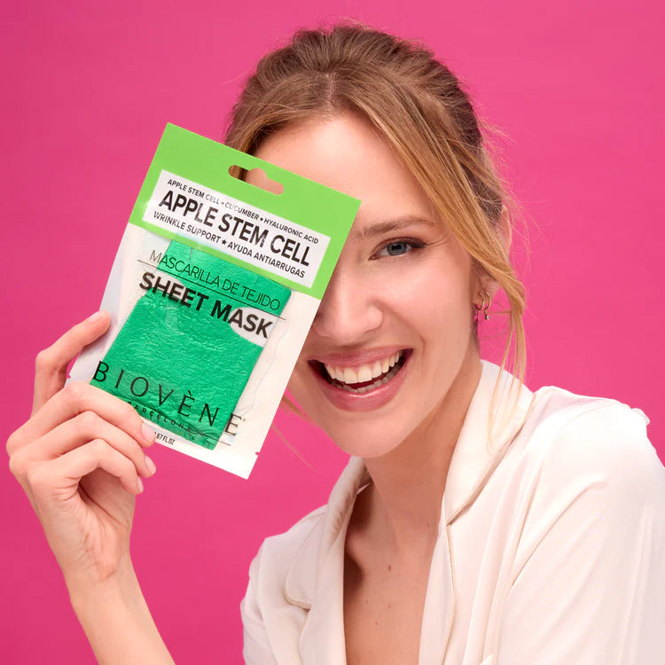 Маска с Ябълкови стволови клетки и краставица за стягане и охлаждане 1 чифт - Feel You