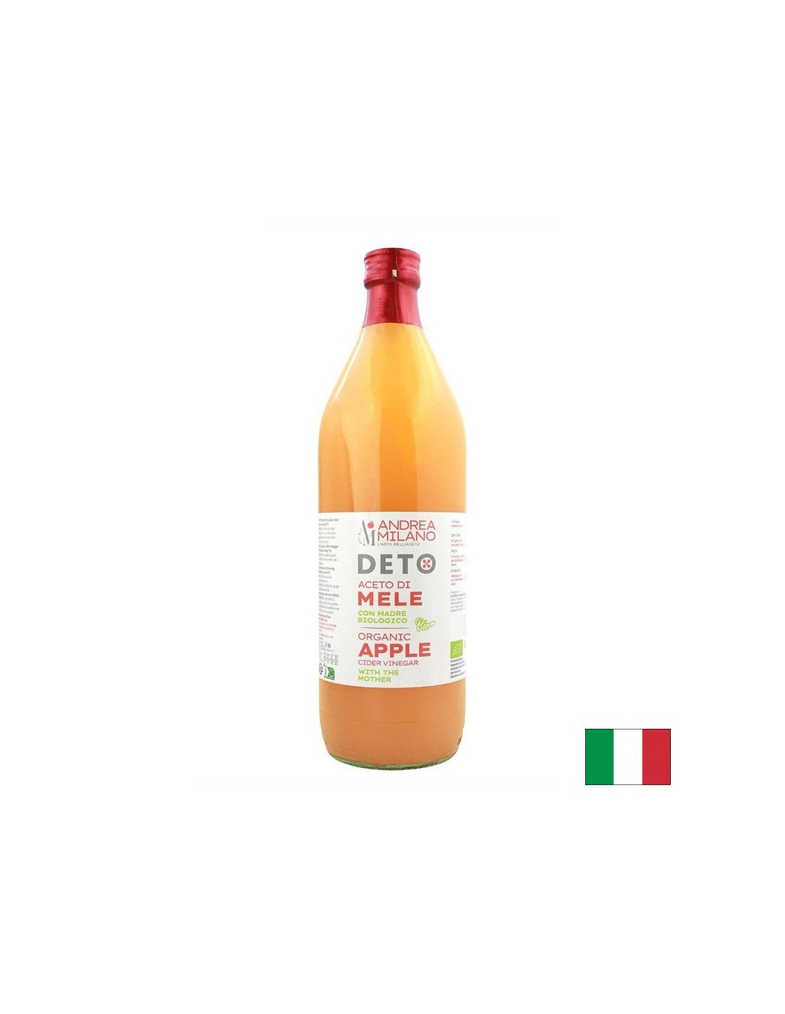 Нефилтриран ябълков оцет Био, 1 L - Feel You