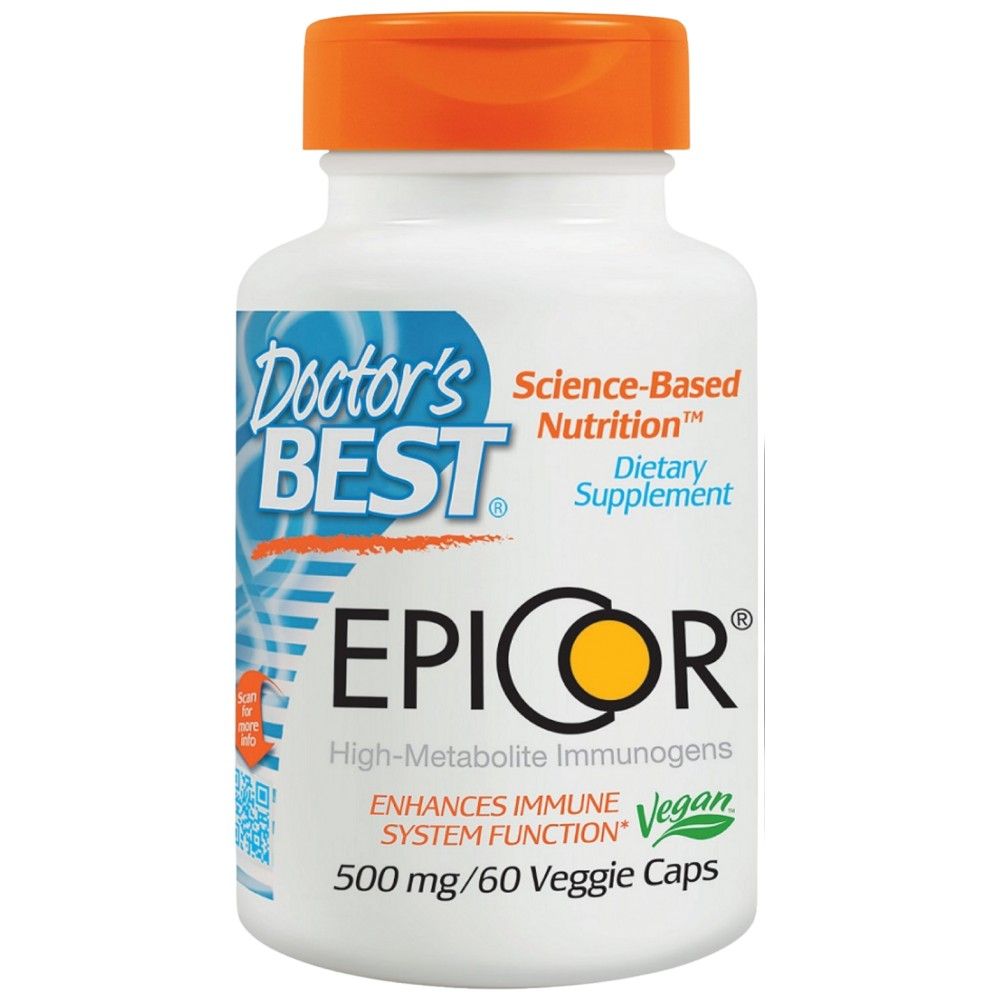 Epicor 500 mg | High Metabolite Immunogens - 60 капсули - Feel You