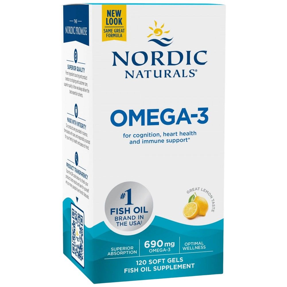 Omega-3 690 mg - 120 Гел капсули - Feel You