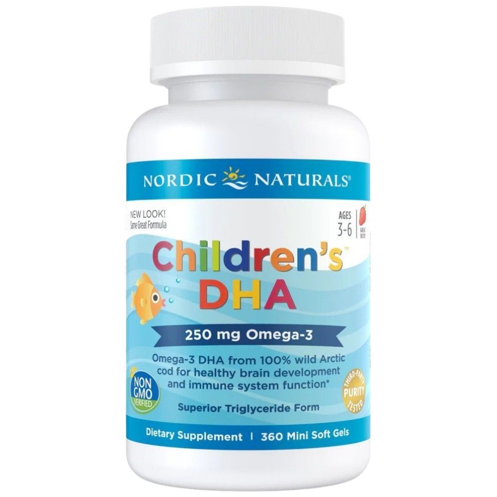 Children's DHA 250mg - 360 Гел капсули - Feel You