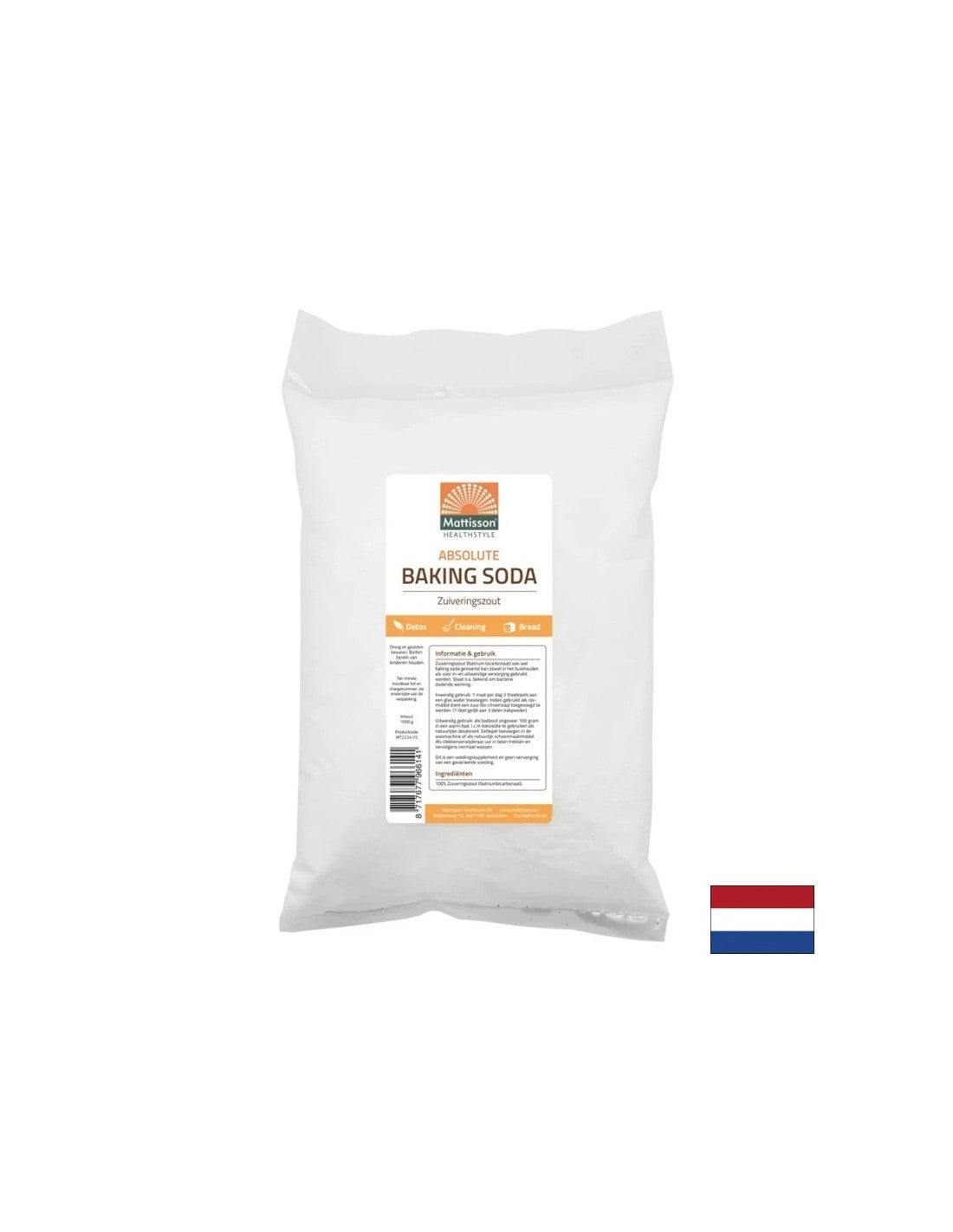 Сода бикарбонат – за готвене и почистване, 1 kg, прах - Feel You