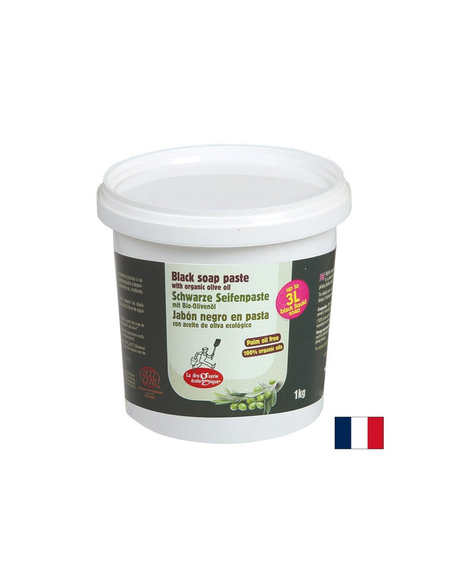 Черен сапун с маслинова паста – хигиена за дома и дрехите, 1 kg - Feel You