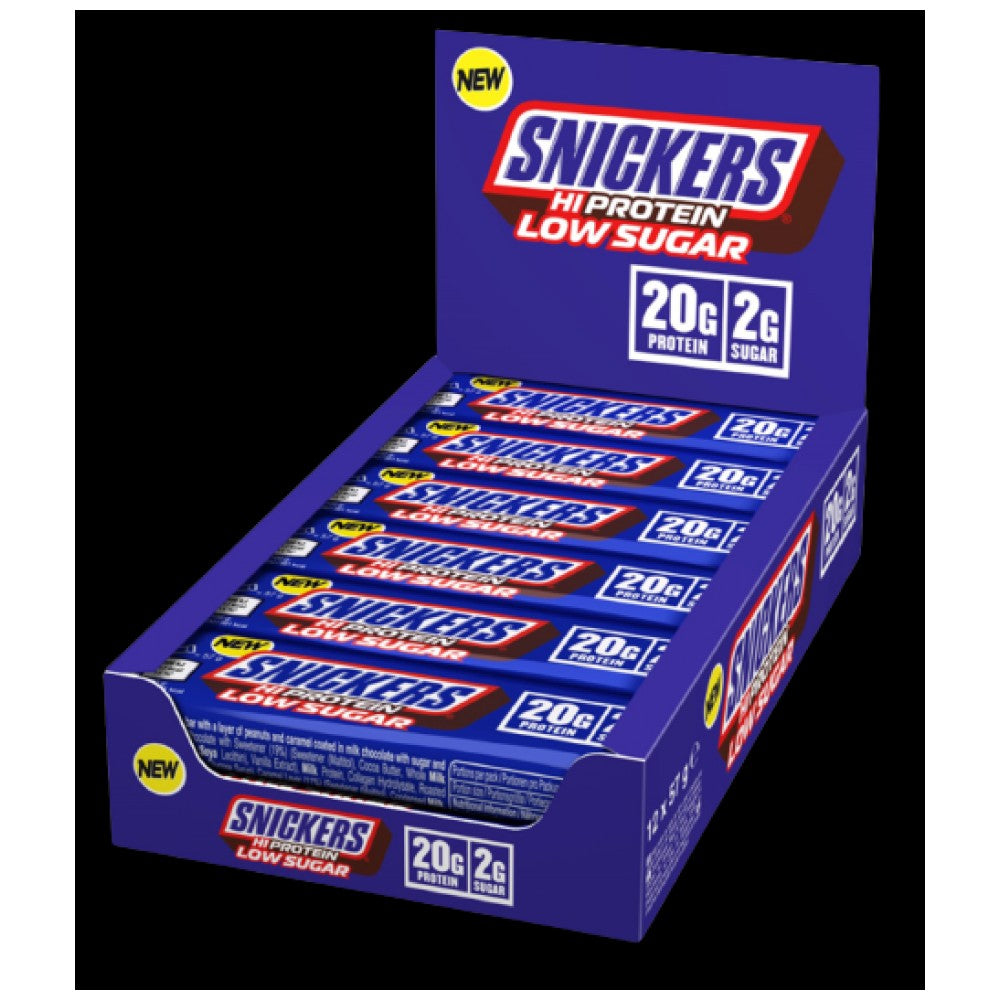 Snickers Hi-Protein Bar | Low Sugar - 12 x 57 грама