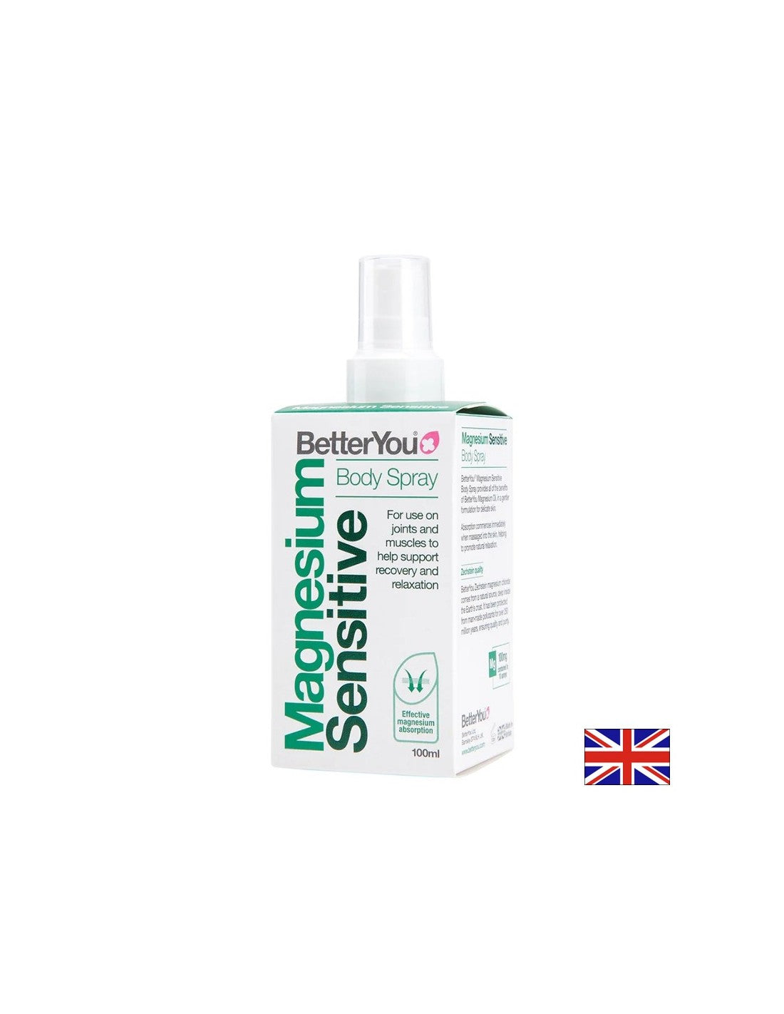 Магнезиев спрей за тяло – При мускулно напрежение и крампи, 10 впръсквания, 100 ml - Feel You