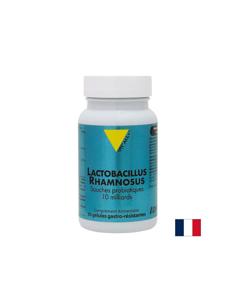 Пробиотик Лактобацилус Рамнозус, 10 млрд. активни пробиотици х 30 стомашно-устойчиви капсули - Feel You