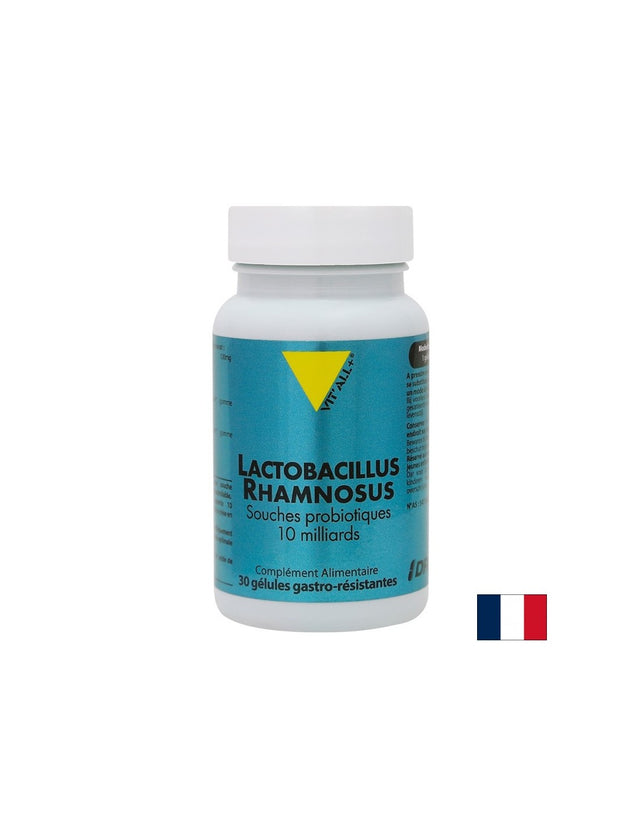 Пробиотик Лактобацилус Рамнозус, 10 млрд. активни пробиотици х 30 стомашно-устойчиви капсули - Feel You