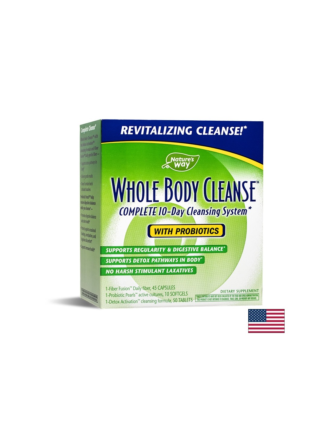 10-дневна прочистваща програма - Редовно изхождане, добро храносмилане и детоксикация, 45 капсули/10 софтгел капсули/50 таблетки - Feel You