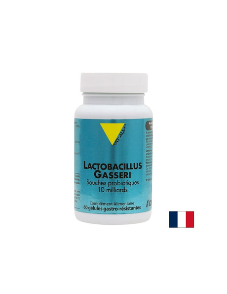 Пробиотик Лактобацилус Гасери, 10 млрд. активни пробиотици х 60 стомашно-устойчиви капсули - Feel You