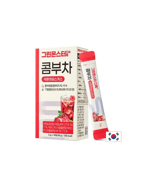 Комбуча с нар и хибискус – Детокс и свежа хидратация, 10 сашета - Feel You