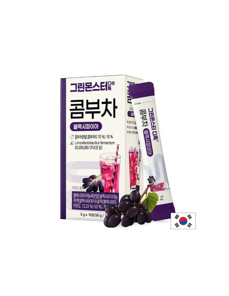 Комбуча с черно грозде – Храносмилане и антиоксидантна защита, 10 сашета - Feel You