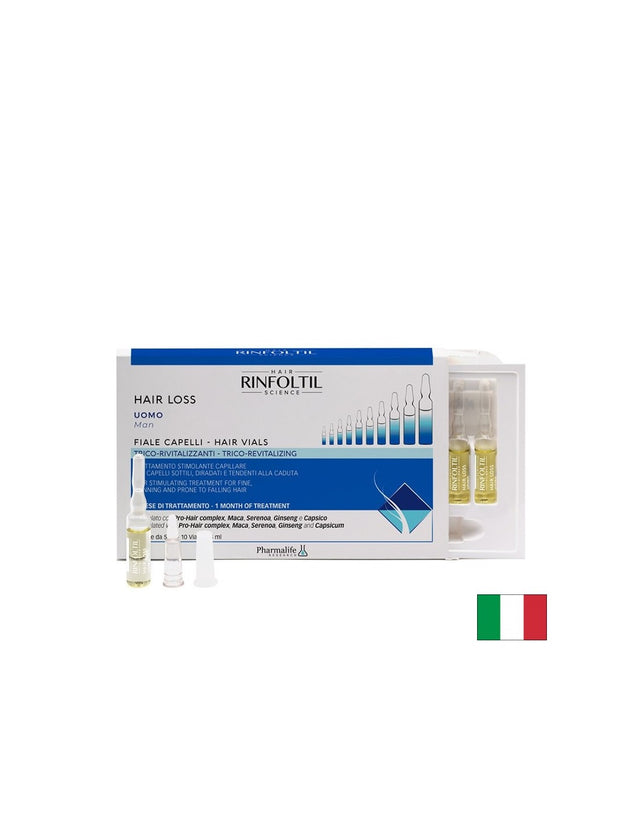 Ампули против косопад при мъже с кофеин и растителни екстракти, 10 броя - Feel You