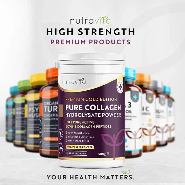 100% Чист Телешки Колаген на прах 20000 мг Peptan® 500 г, (25 / 50 дози) - Feel You