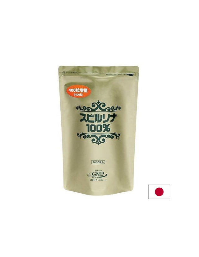 Японска Спирулина 100% – Детоксикация и имунитет, 2400 таблетки - Feel You