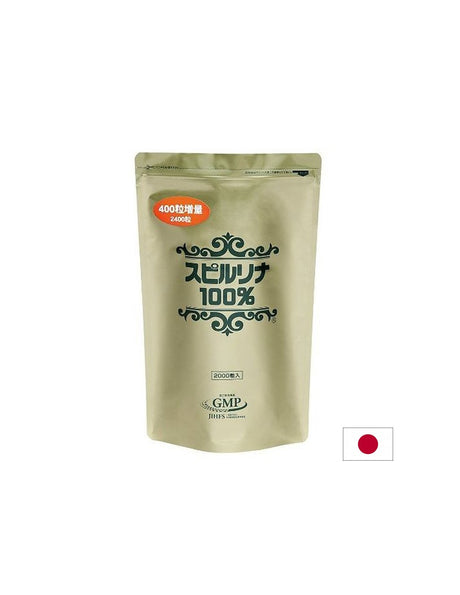 Японска Спирулина 100% – Детоксикация и имунитет, 2400 таблетки - Feel You