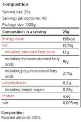 100% Almond Butter Smooth 1000 грама - Feel You