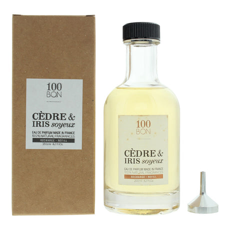 100 Bon, Cedre & Iris Soyeux, Eau De Parfum, Unisex, Refill, 200 ml - Feel You