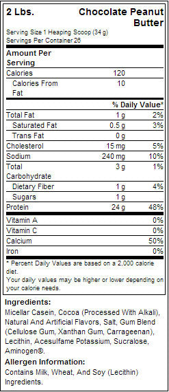 100% Casein - 0.908 kg - Feel You