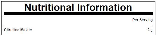 100% Citrulline Malate Amino Acid - 250 грама - Feel You