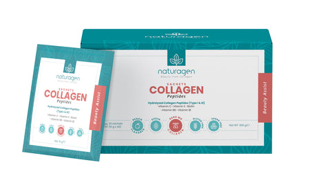 100% Collagen Peptides 10000mg Sashes 30 x 10 grams - Feel You