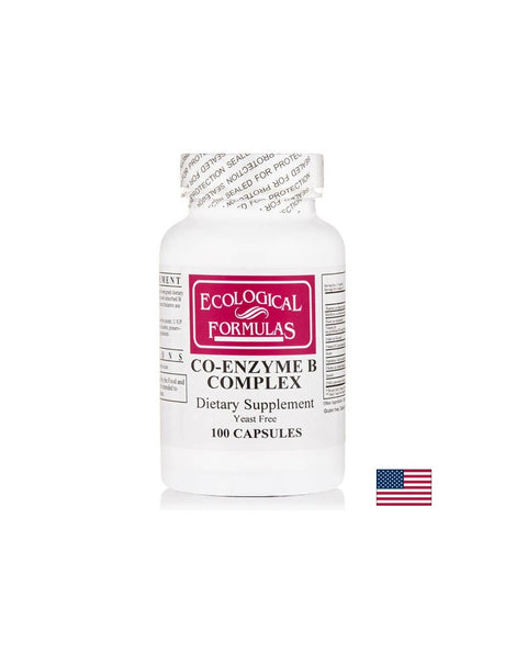 Коензимиран В-Комплекс - клетъчна енергия и метаболизъм - Супер биоактивни витамини от група В, 100 капсули - Feel You