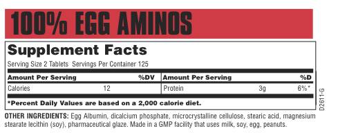 100% Egg Amino 250 Таблетки - Feel You