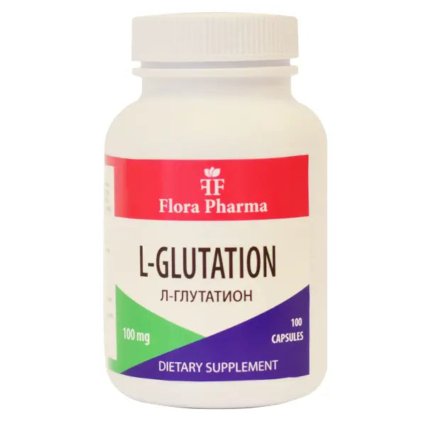 L-Glutathione 100 mg (Glutathione) /100 capsules, 100 doses) FLORA PHA